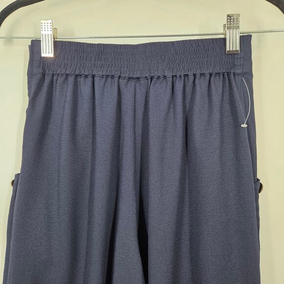 Collectif ModCloth Nautical Sailor Retro High Waisted Wide Leg Stretch SZ XXS - Picture 7 of 10